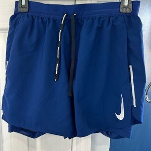 Men's Nike Running shorts, sz small, color blue
